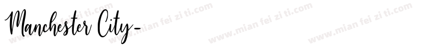 Manchester City字体转换